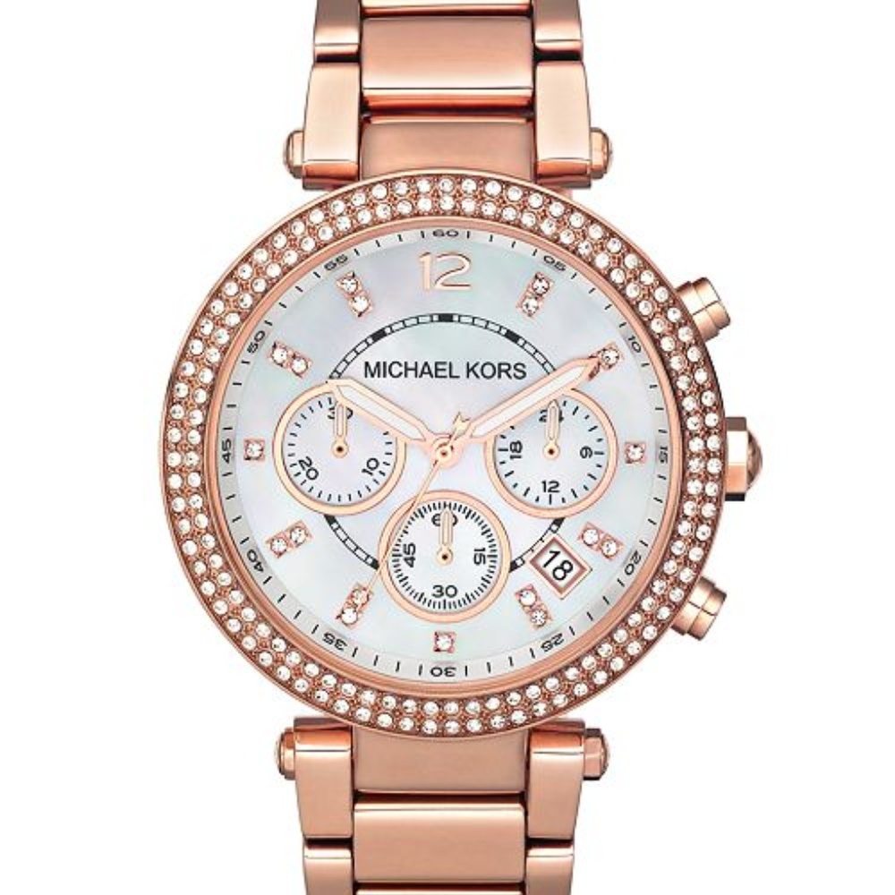 Michael Kors Parker Rose Gold-Tone Watch